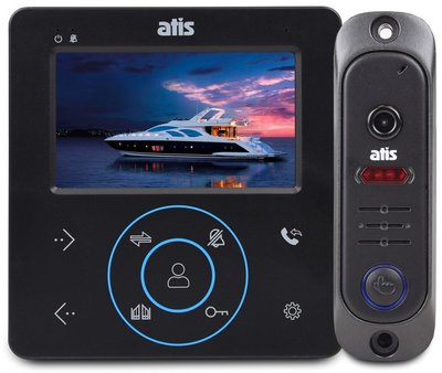 Комплект видеодомофона ATIS AD-480MB Kit box 114352 фото